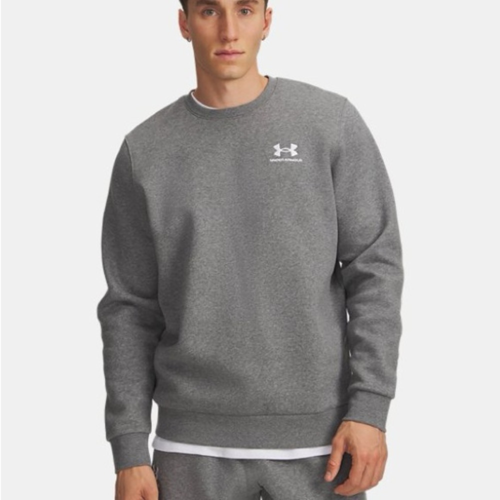 Under Armour Men's Gray Crewneck pullover Sweater size large